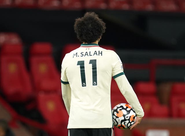 Mohamed Salah claims the match ball