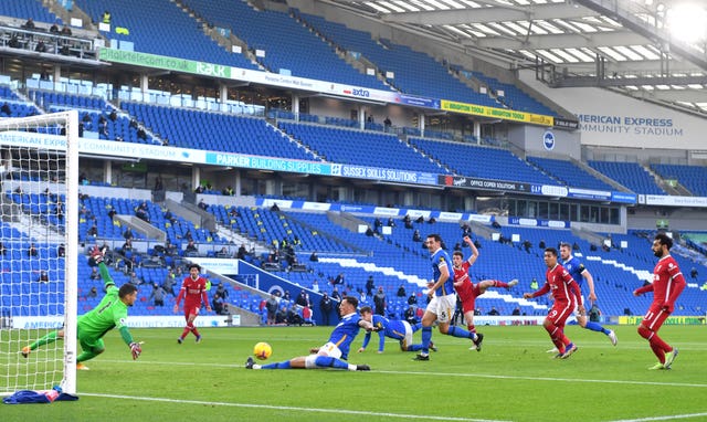 Brighton and Hove Albion v Liverpool – Premier League – The AMEX Stadium