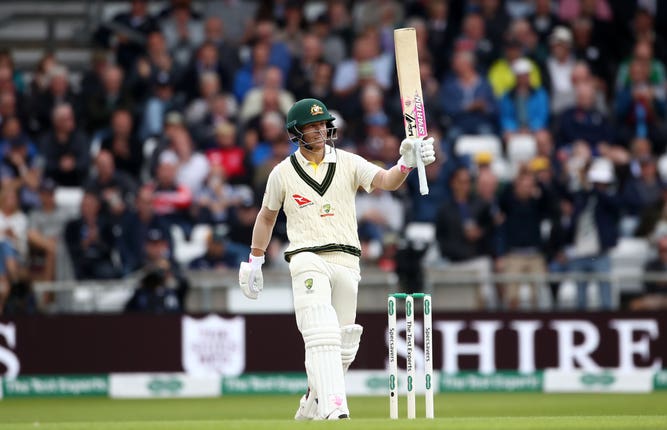 David Warner ground out a 50