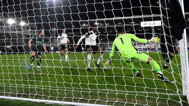 Fulham's Tosin Adarabioyo puts through his own net at Craven Cottage 