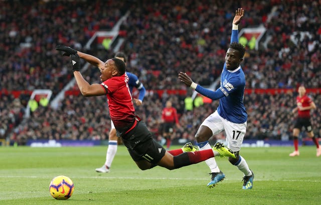 Anthony Martial earned Manchester United's penalty