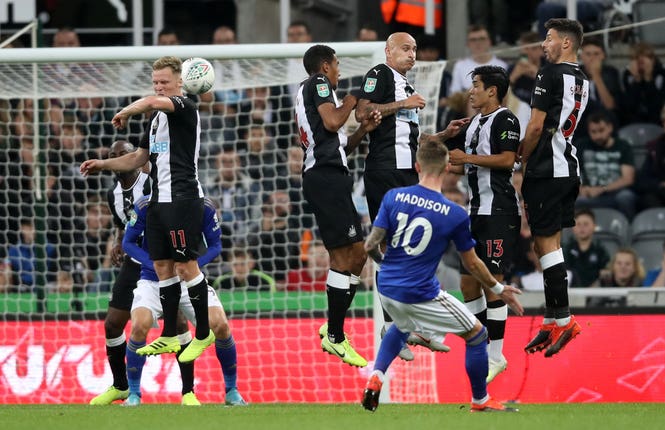 James Maddison's deflected free-kick gave his side the lead