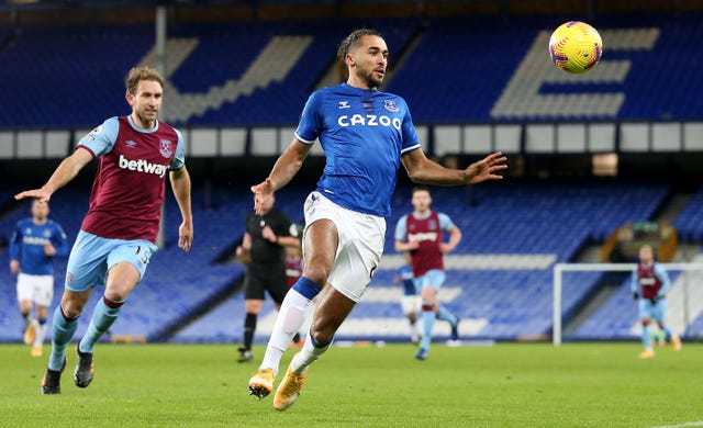 Dominic Calvert-Lewin's goal drought continued 