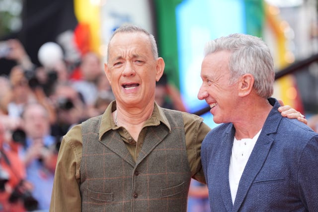 Tom Hanks (left) and Tim Allen (right)