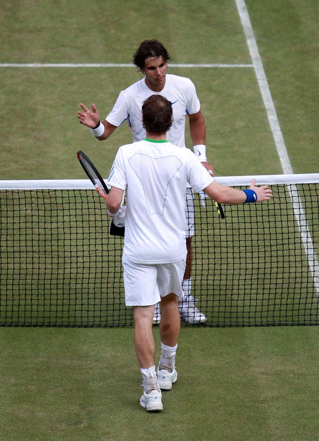 Rafael Nadal and Andy Murray