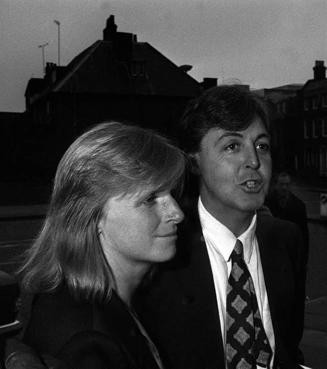 Paul and Linda McCartney