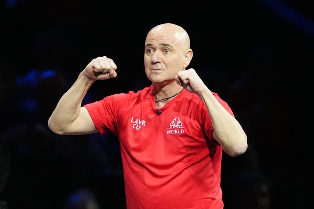 Team World captain Agassi