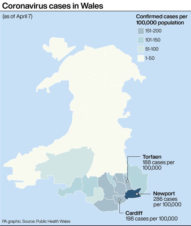 HEALTH Coronavirus Wales