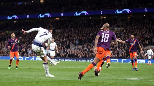 Son Heung-min scored to consign Manchester City to defeat
