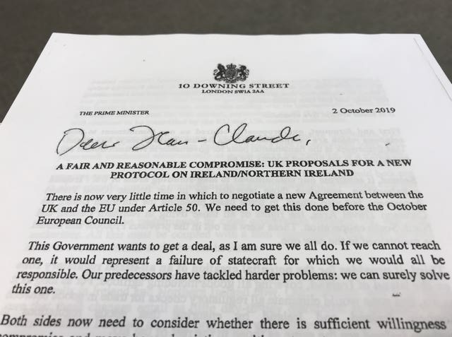 The letter the PM wrote to Jean-Claude Juncker
