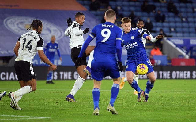 Harvey Barnes scores a late consolation