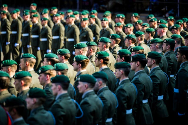 40 Commando Royal Marines parade