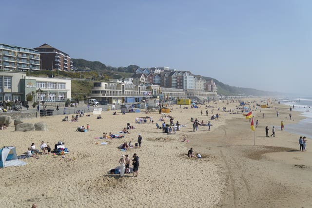 Beachgoers