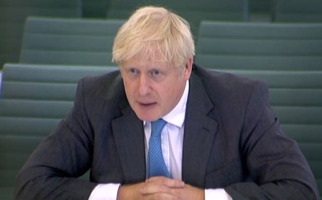 Boris Johnson gives evidence to the Commons Liaison Committee