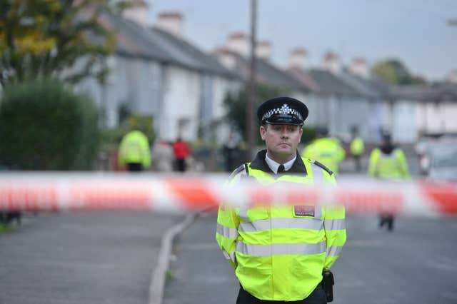 Parsons Green after the incident (Victoria Jones/PA)