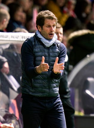 Beattie's move to Arsenal has meant a reunion with Joe Montemurro, pictured