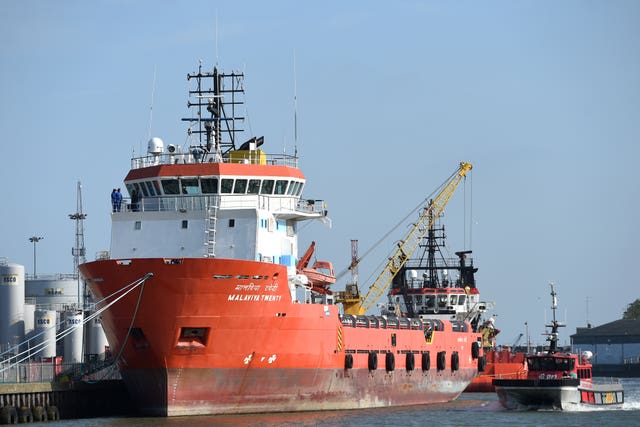 Indian supply vessel Malaviya Twenty