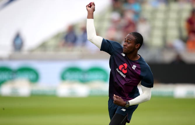 Jofra Archer is in contention to play in the second Test