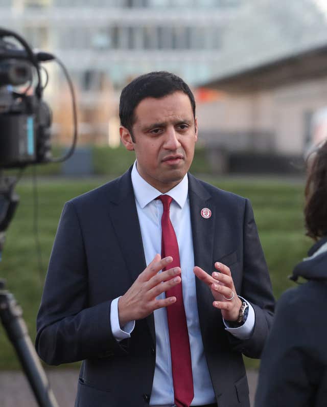 Anas Sarwar said the campaign is causing fear and alarm (Jane Barlow/PA)