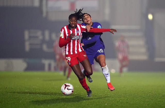 Chelsea Women and Atletico Madrid Women