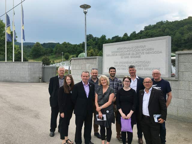 Srebrenica delegation
