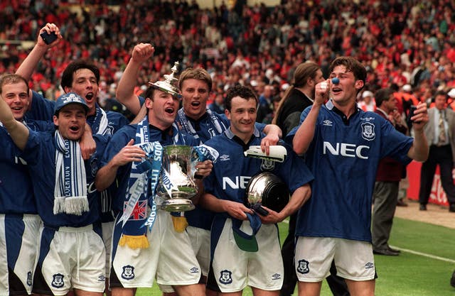 Everton's last piece of silverware was the FA Cup in 1995