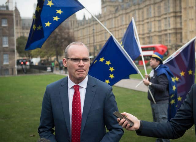 Simon Coveney said different views needed to be respected (Brian Lawless/PA)