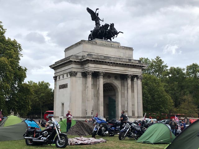 Soldier F protest