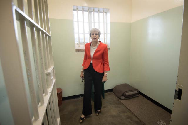 Theresa May trip to Africa