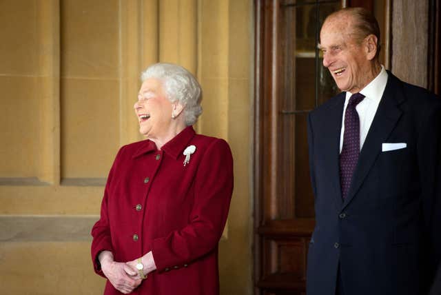 The Queen and Philip during a state visit
