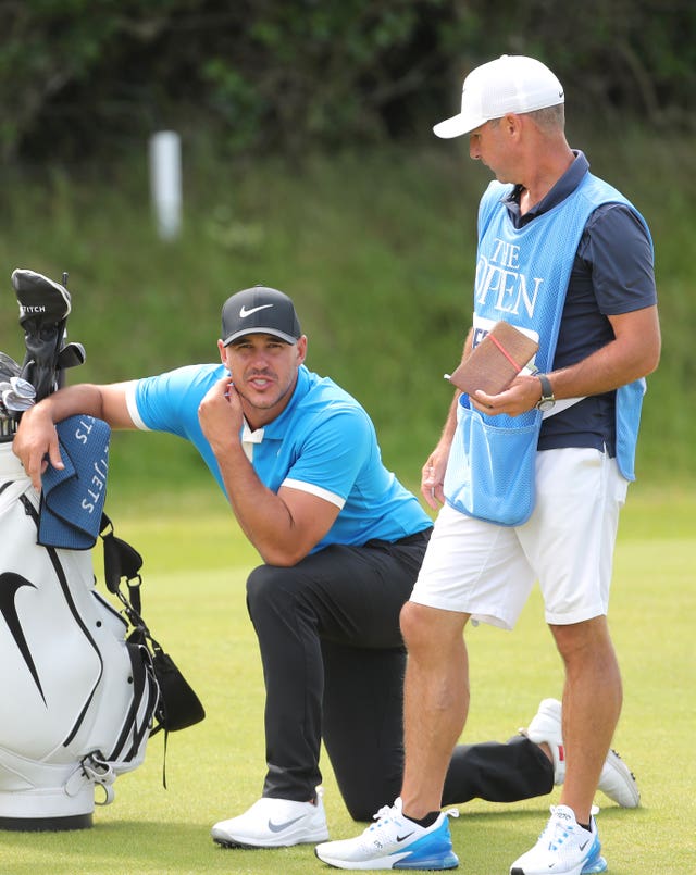 Brooks Koepka's caddie Ricky Elliott will have plenty of home support this week