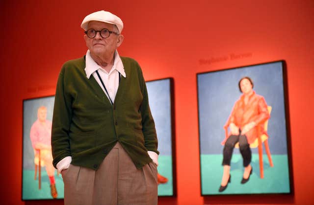 Artist David Hockney (Andrew Matthews/PA)