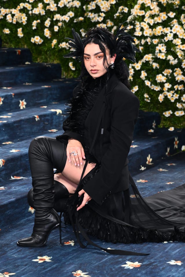 Charli XCX at the MET Gala 2025 in New York
