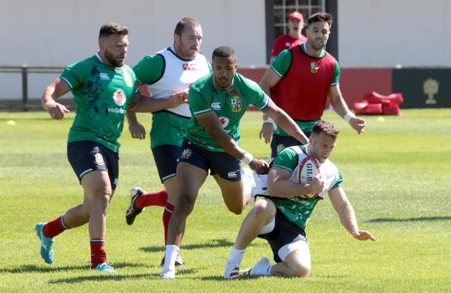 The Lions completed their first training session on Monday
