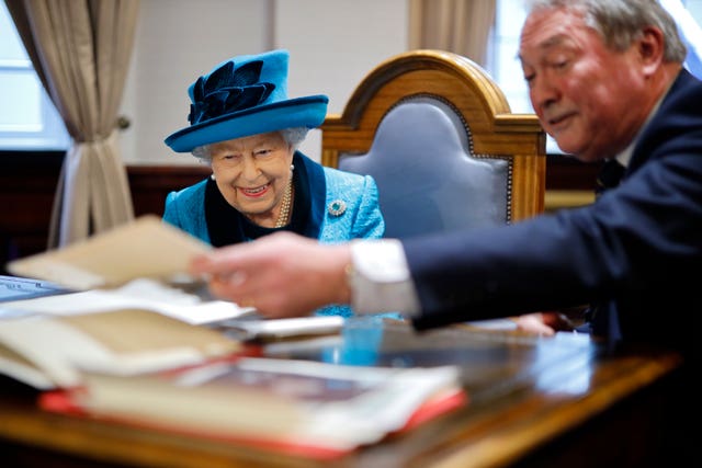 Royal visit to Royal Philatelic society