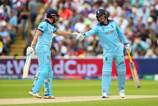 Jason Roy (right) and Jonny Bairstow impressed at the top of the order