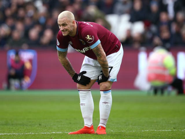 West Ham’s Marko Arnautovic was missing through injury (Yui Mok/PA Images)