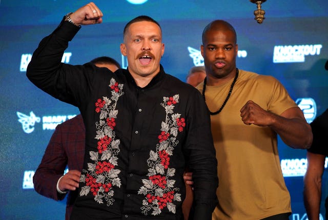 Oleksandr Usyk and Daniel Dubois Press Conference – Hotel Cafe Royal