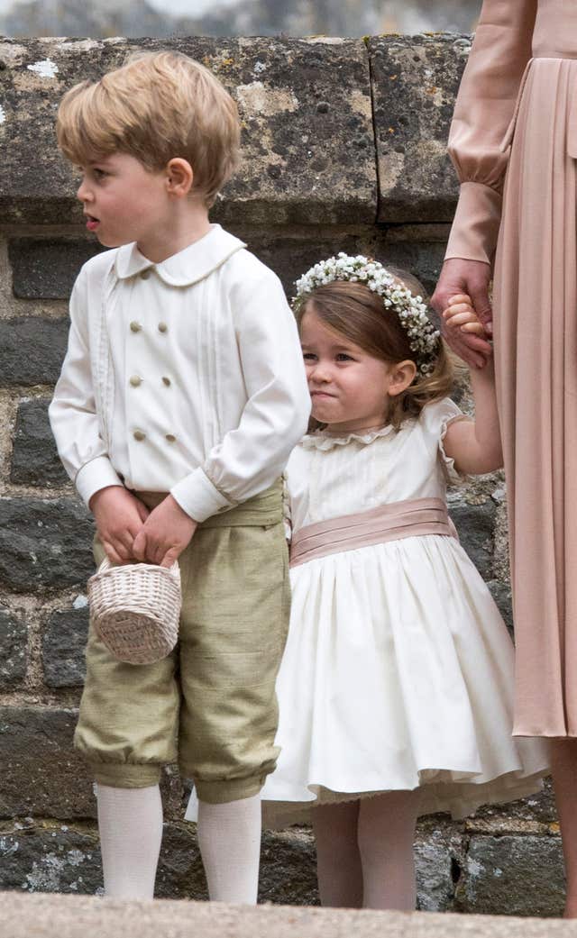 Prince George and Princess Charlotte will be among the page boys and bridesmaids (Arthur Edwards/Sun/PA)