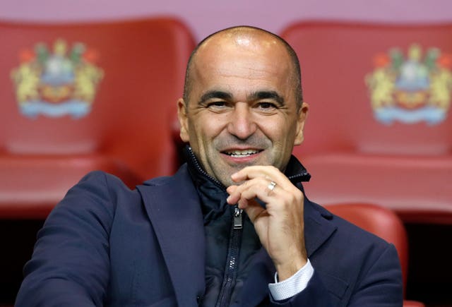 Belgium manager Roberto Martinez has swapped ideas with Townsend 