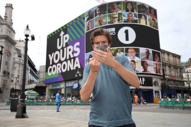 Radio 1 “Up Yours Corona” campaign