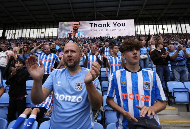 Coventry City v Brighton and Hove Albion – Premier League – Coventry Building Society Arena