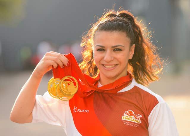 Claudia Fragapane won four gold medals in Glasgow four years ago but misses Gold Coast because of injury
