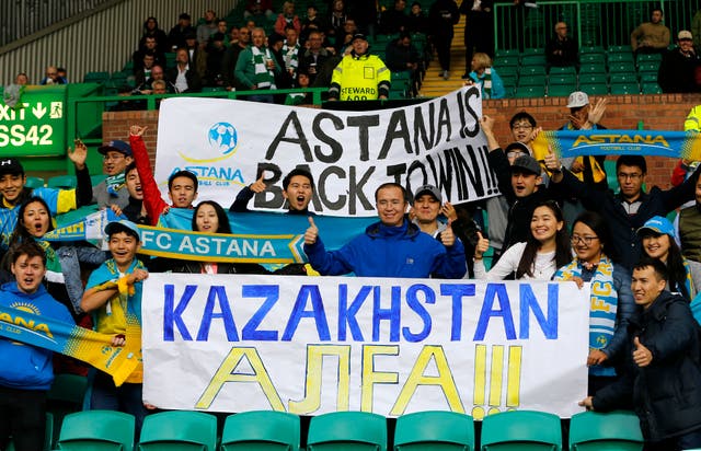 Celtic have faced Astana twice in the Champions League
