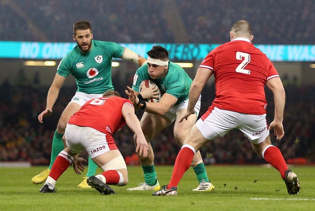 Dan Sheehan, centre, has overcome his hamstring issue