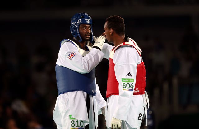 Great Britain’s Mahama Cho, left, finished fourth at Rio 2016
