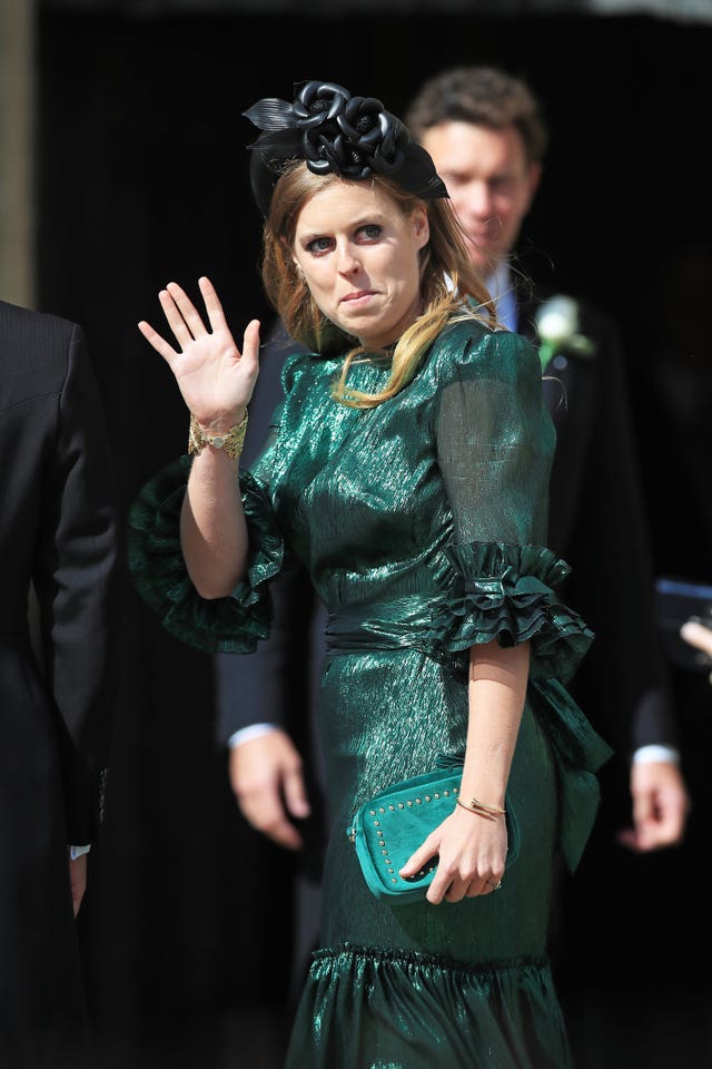 Princess Beatrice of York arriving at York Minster 