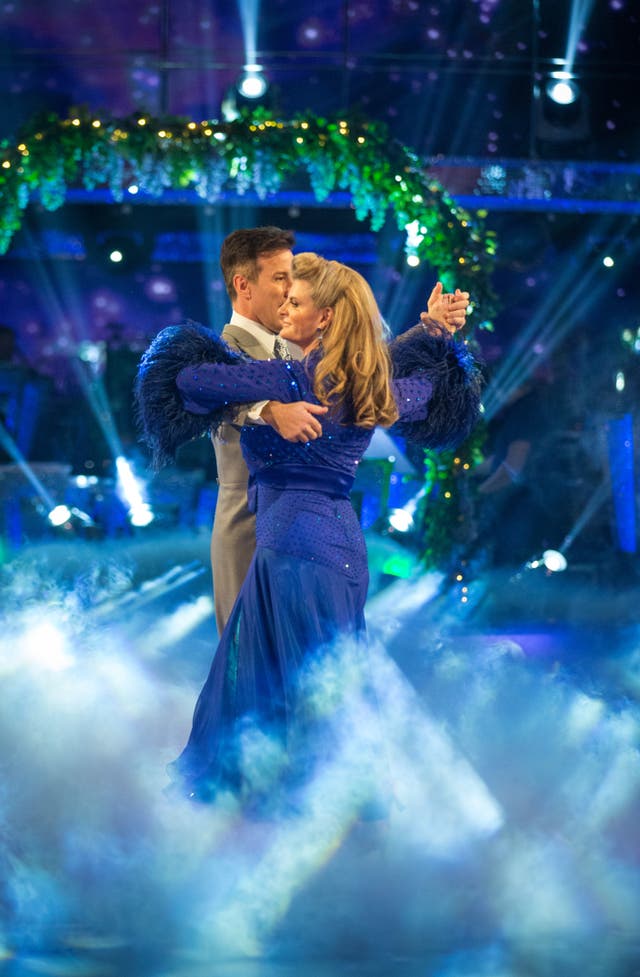Anton Du Beke and Susannah Constantine on Strictly Come Dancing
