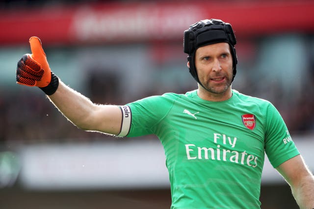Goalkeeper Petr Cech starred for Arsenal (Nick Potts/PA).