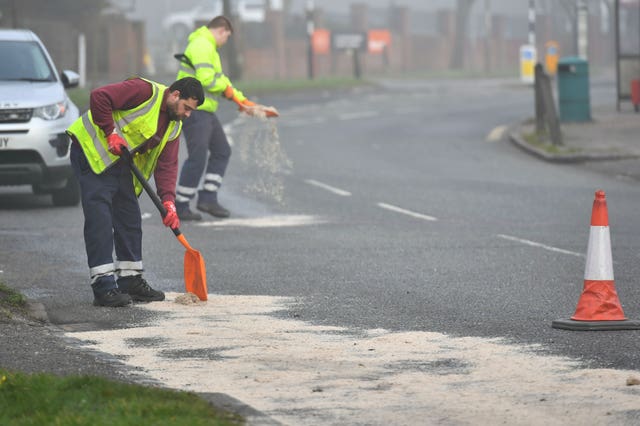 Eltham car crash scene